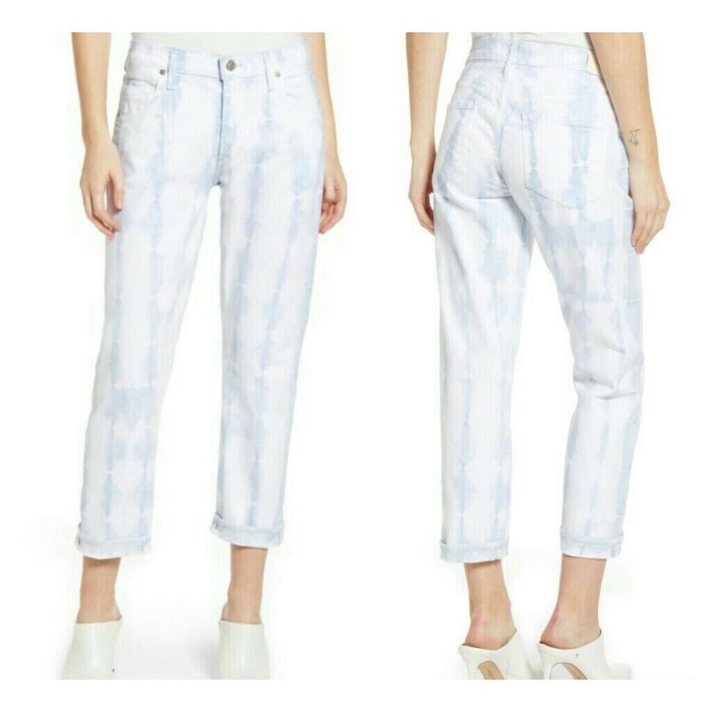 Citizens of Humanity Emerson Slim Boyfriend Jeans Tie-Dye Size 29